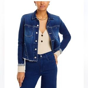 L'AGENCE
Janelle Slim-Fit Raw Denim Jacket size L/G